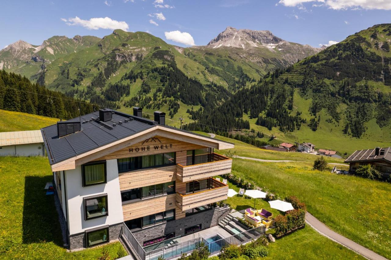 Chalet Hohe Welt - Luxury Apartments Lech am Arlberg Bagian luar foto