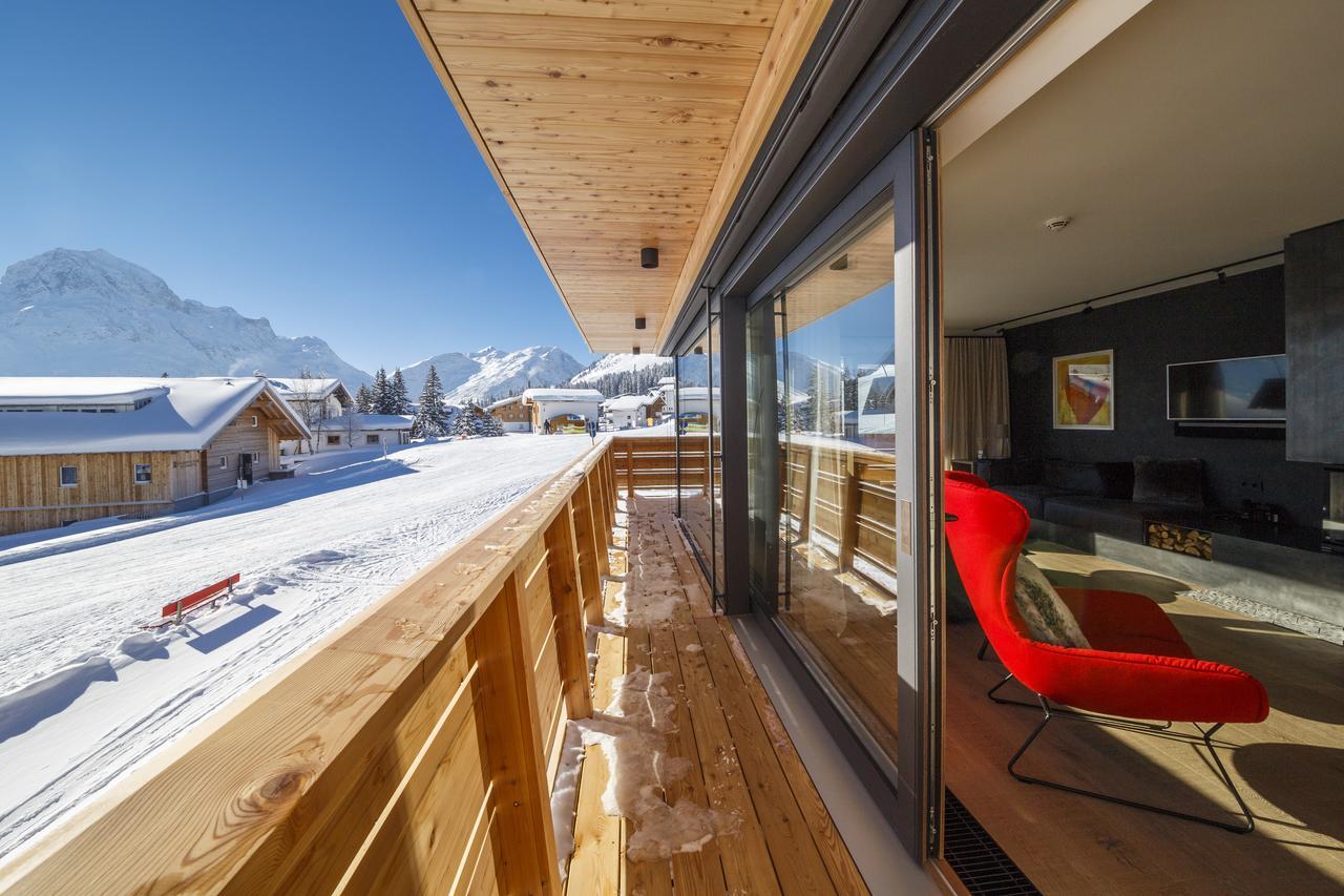 Chalet Hohe Welt - Luxury Apartments Lech am Arlberg Bagian luar foto