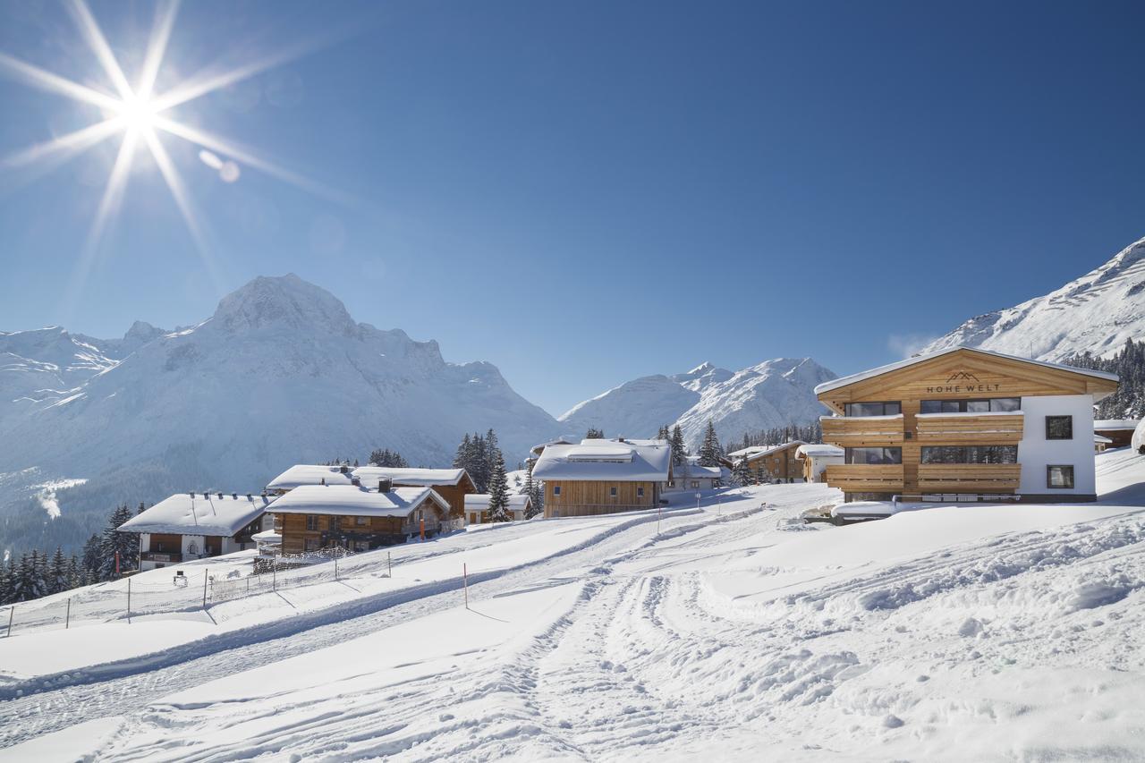 Chalet Hohe Welt - Luxury Apartments Lech am Arlberg Bagian luar foto